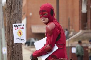 Rainn Wilson in „Super“ (Crimson Bolt)
